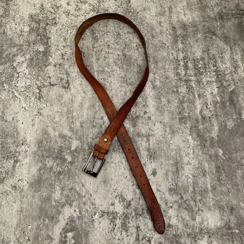 Japanese brand Biker Casual Belt Pria brown photo 1