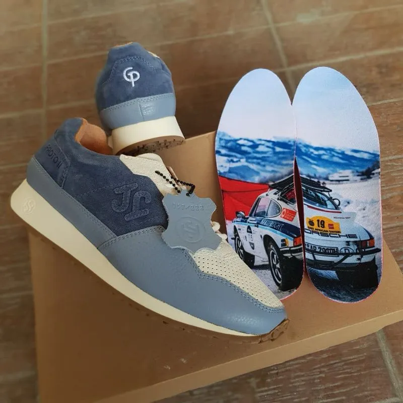 Sportswear Casual Sneakers Pria white blue photo 1