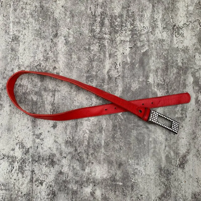 Japanese brand Vintage Y2K Belt Wanita red photo 1