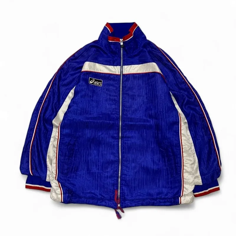 Asics Sportswear Casual Windbreaker Pria blue red photo 1