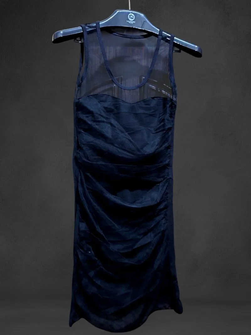 Luxury Minimalist Bodycon dress Wanita black photo 1