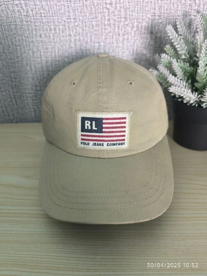 Polo Ralph Lauren Y2K Sportswear Hat Pria khaki photo 1