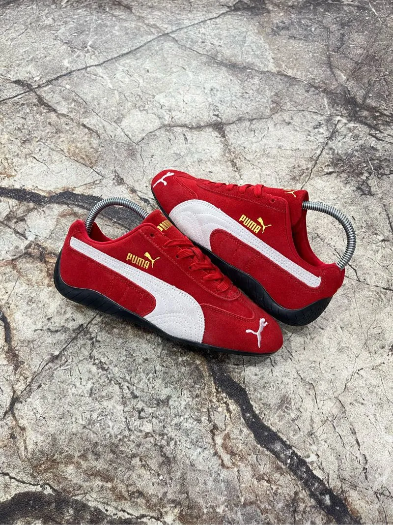 Puma Casual Sneakers Wanita white red photo 1