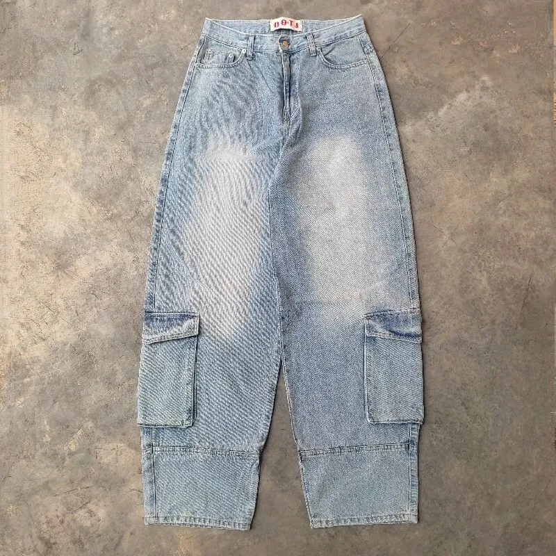 OOTJ Y2K Jeans Pria white photo 1