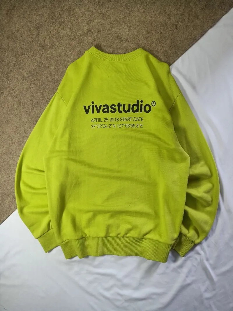 Vivastudio Streetwear Sweater Pria green photo 1
