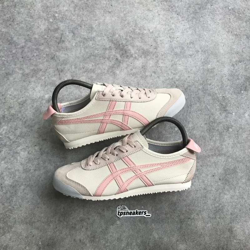 Onitsuka Tiger Casual Sneakers Wanita white pink photo 1