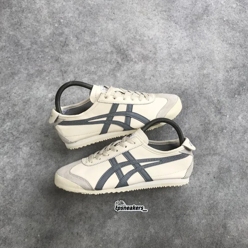 Onitsuka Tiger Casual Sneakers Wanita white gray photo 1