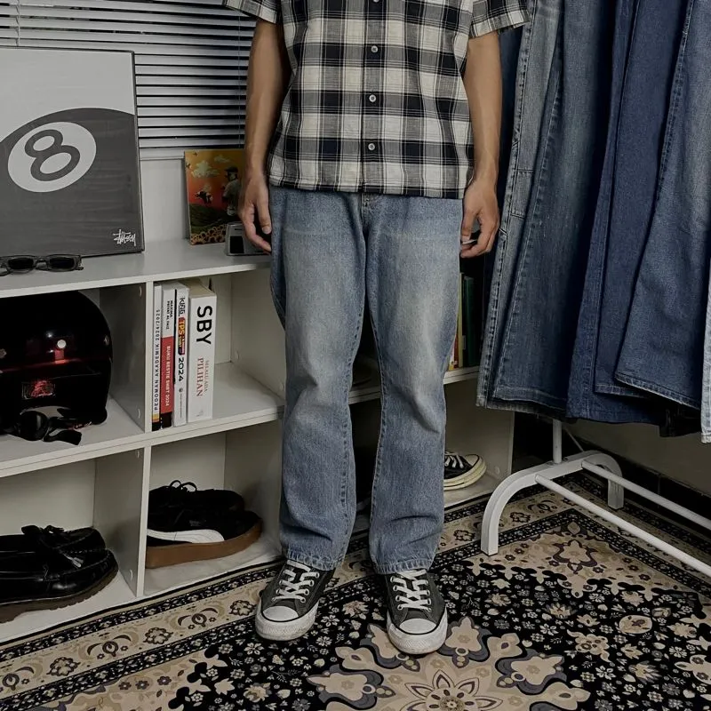 Casual Jeans Pria blue photo 1