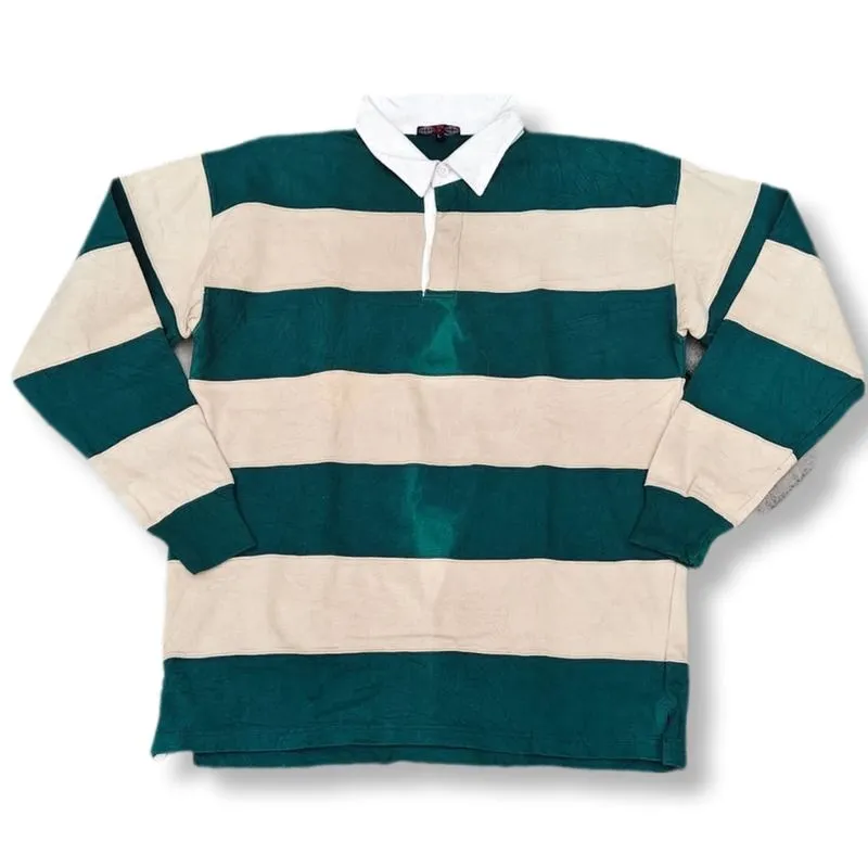 Casual Polo shirt Pria cream photo 1