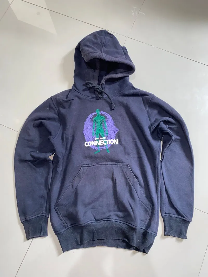 Streetwear Sweater Pria purple black photo 1