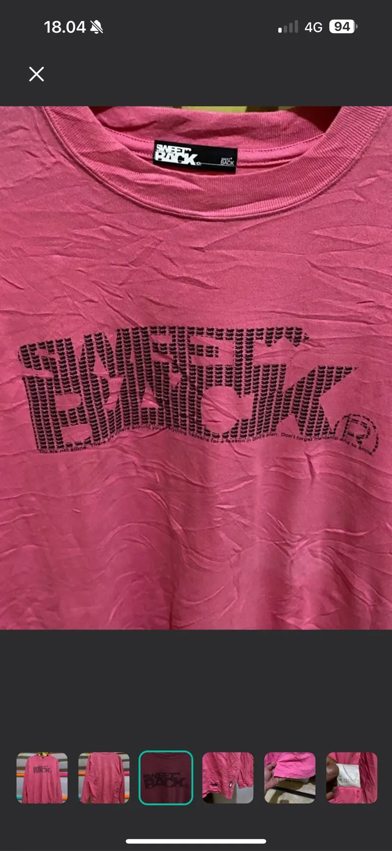 Japanese brand Streetwear T-shirt Pria pink photo 1