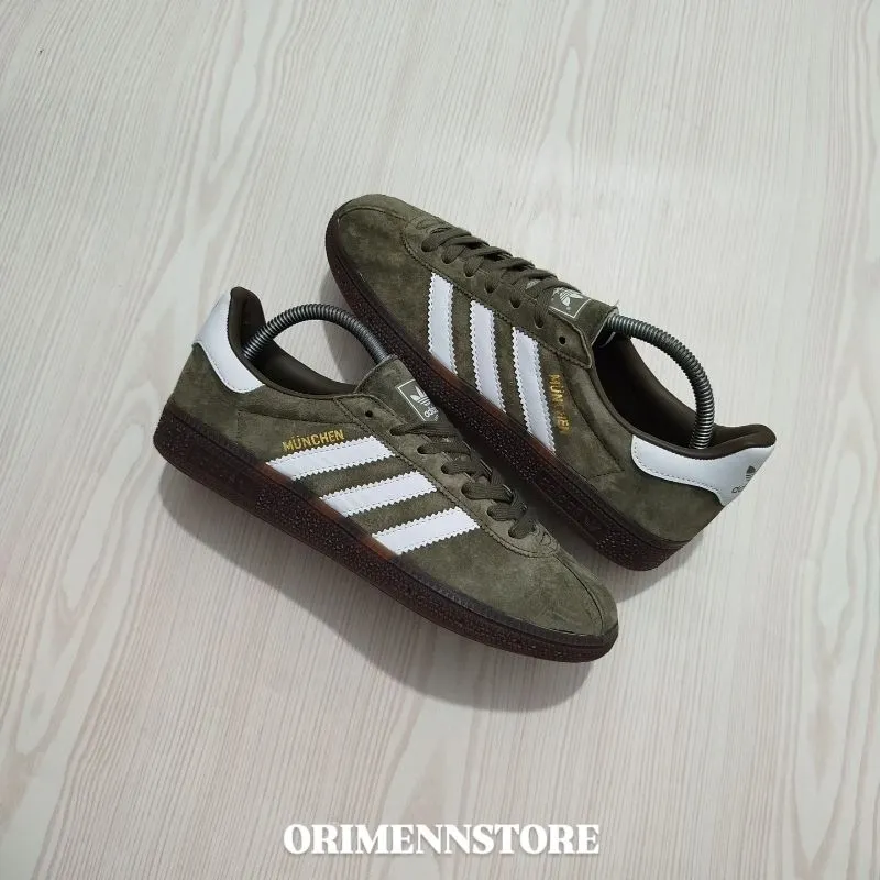 Adidas Casual Sneakers Pria green white photo 1