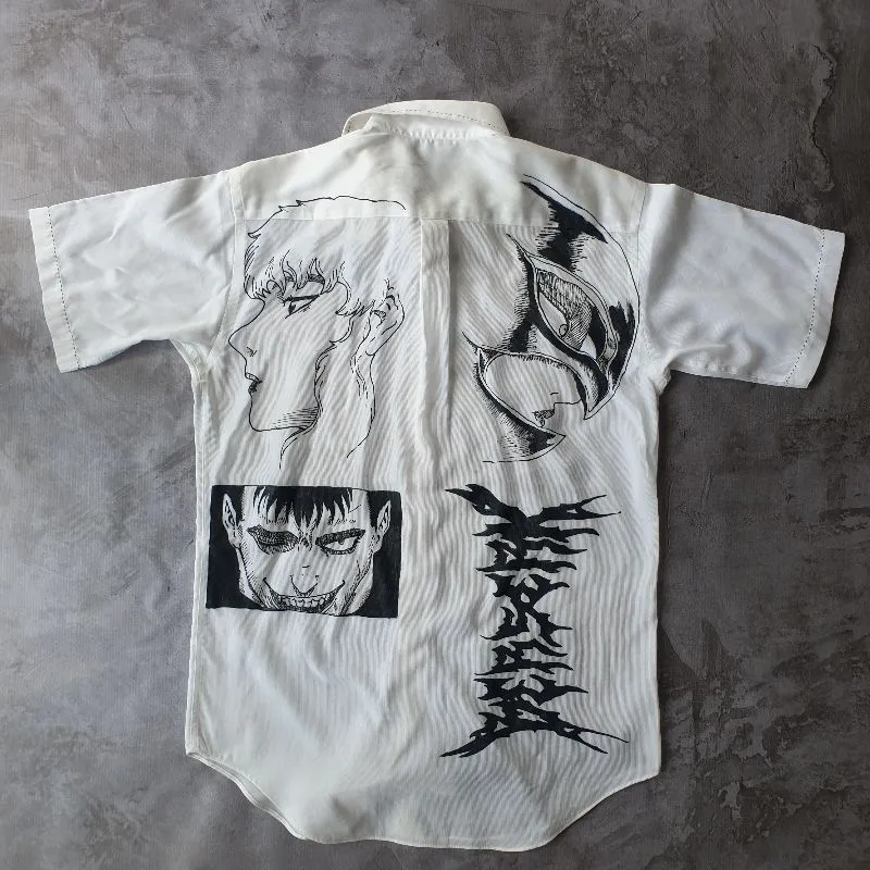 Y2K Reworked Formal shirt Pria white photo 1