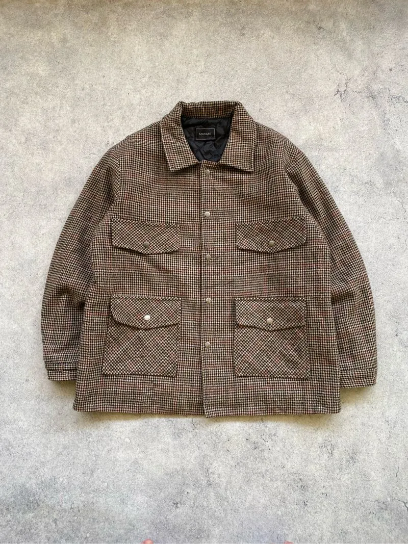 Streetwear Casual Harrington jacket Pria tan photo 1