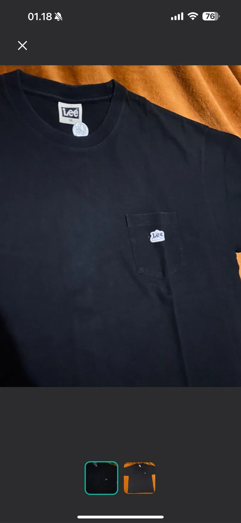 Vintage Lee Pocket Tee Simple Logo photo 1