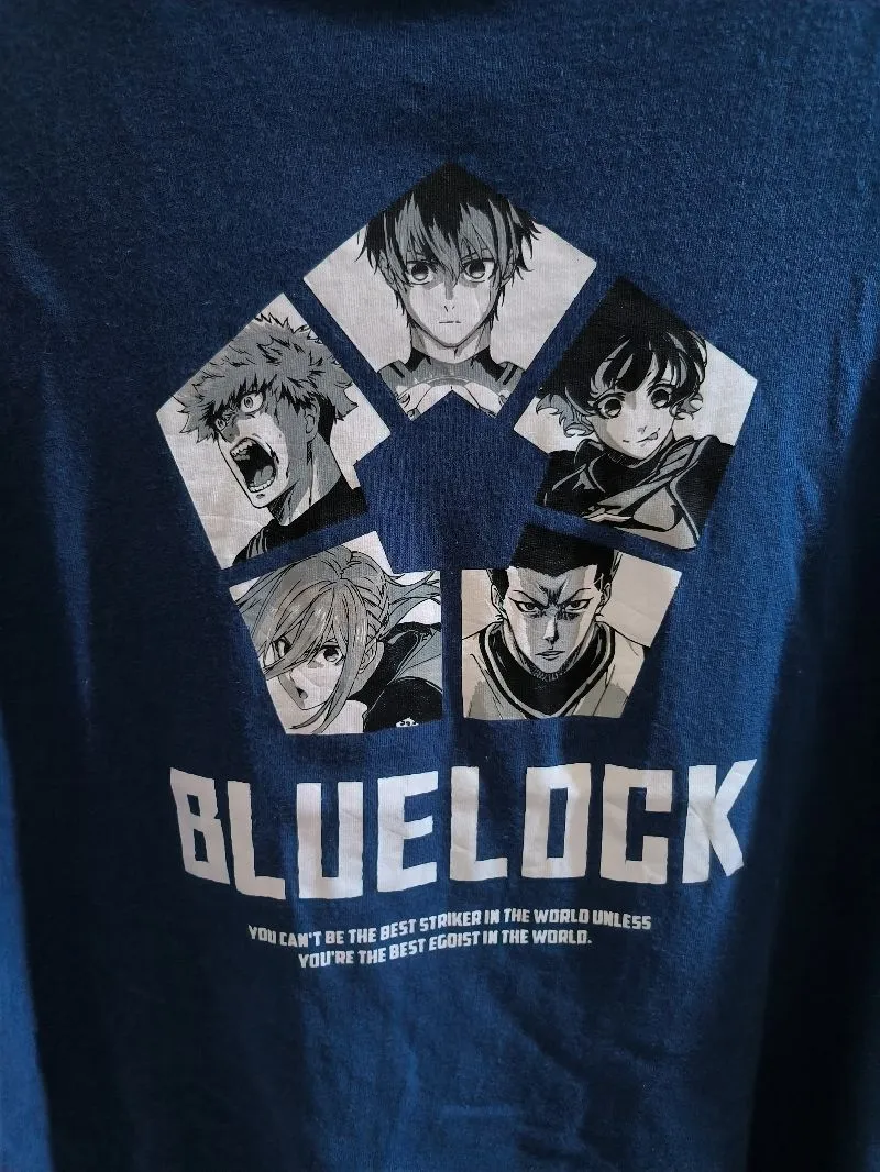 KAOS TSHIRT ANIME MANGA BLUE LOCK Preloved