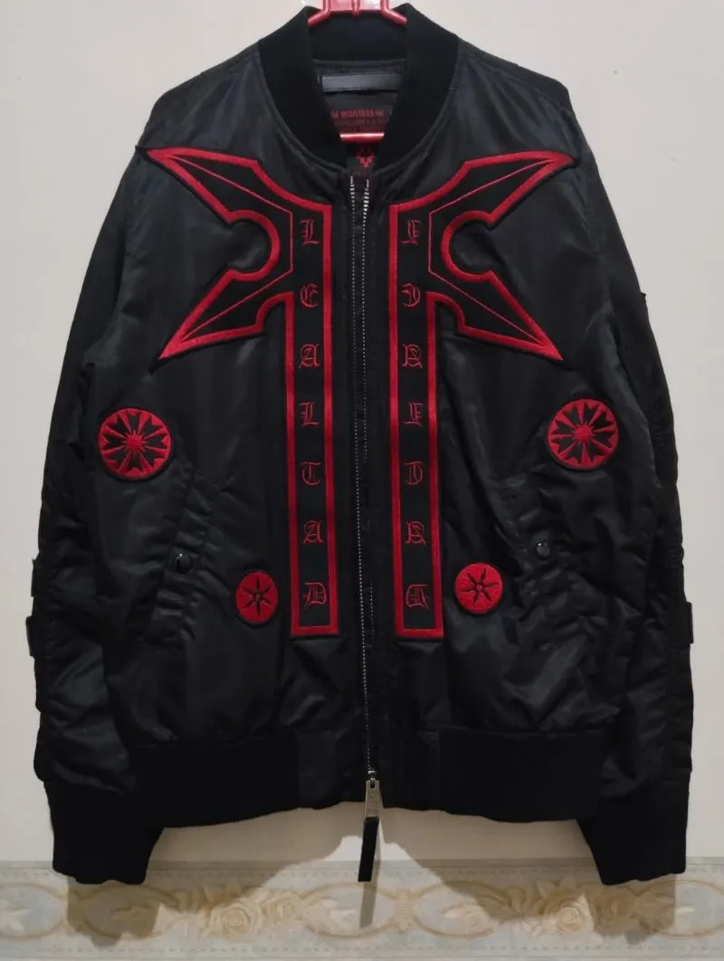jacket marcelo burlon x alpha industries - Preloved