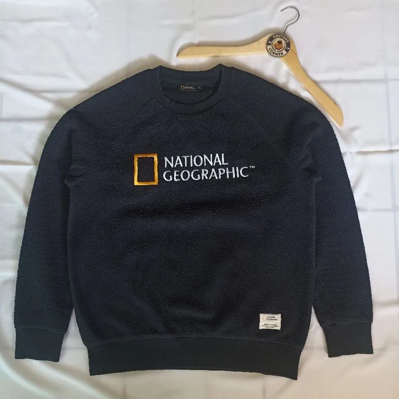 National Geographic Casual Sweater Pria black photo 1