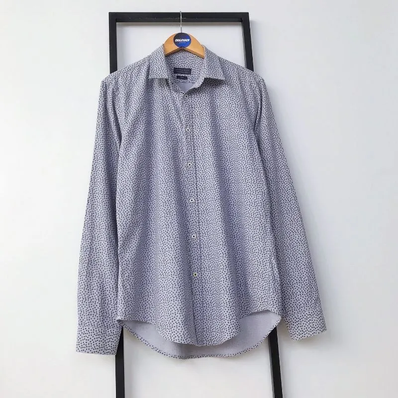 Zara Minimalist Casual Casual shirt Pria gray photo 1