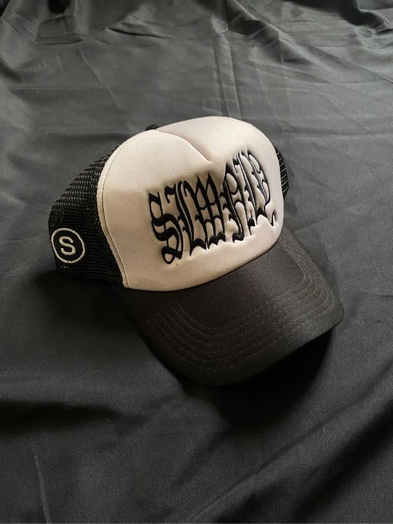 topi jaring, trucker hat slowandly streetwear y2k photo 1