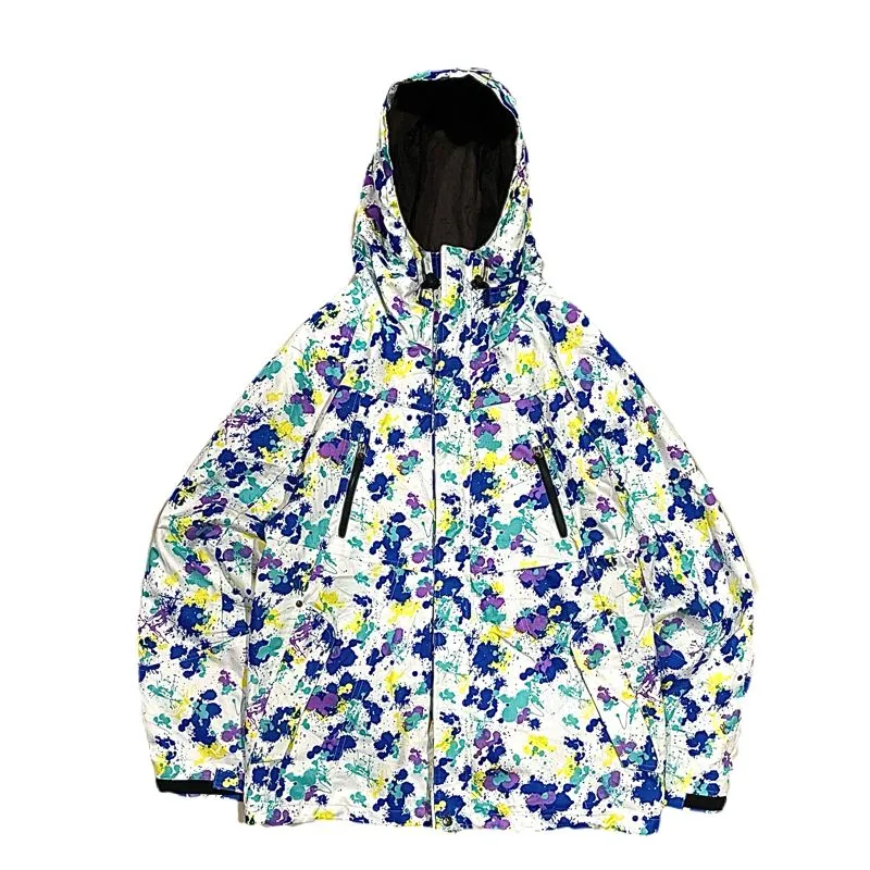 Japanese brand Grunge Indie Puffer jacket Pria multicolor photo 1