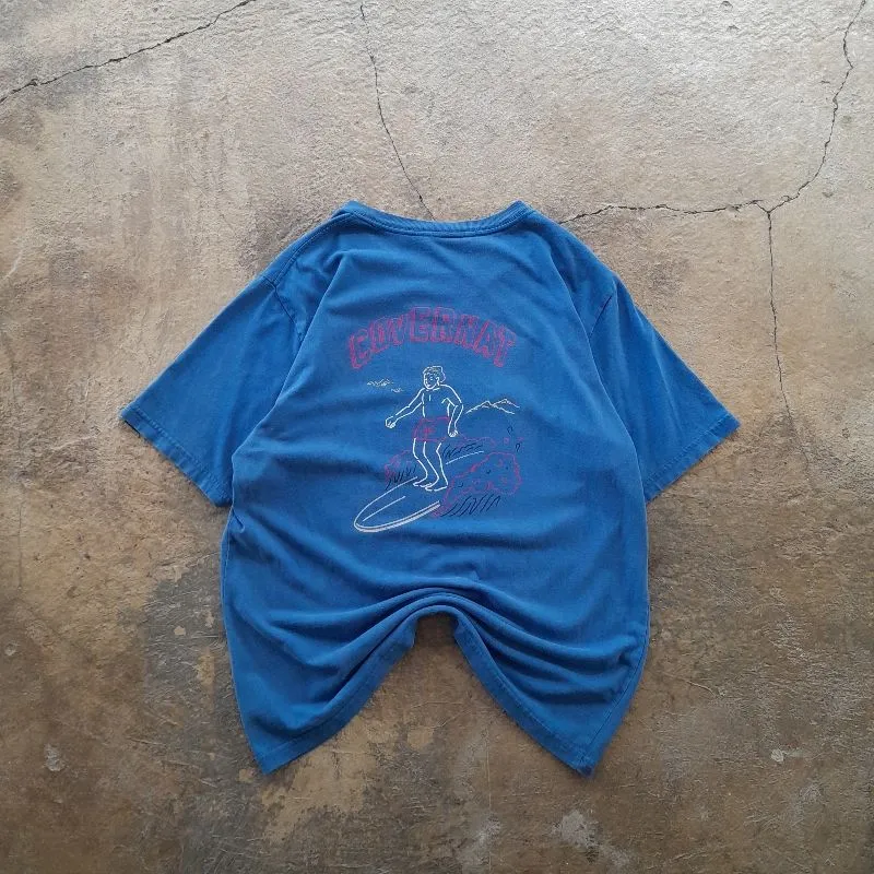 Covernat Streetwear Skater T-shirt Pria blue photo 1