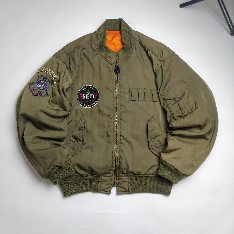 Vintage Bomber Flight Jacket Off Road Millitary USA photo 1