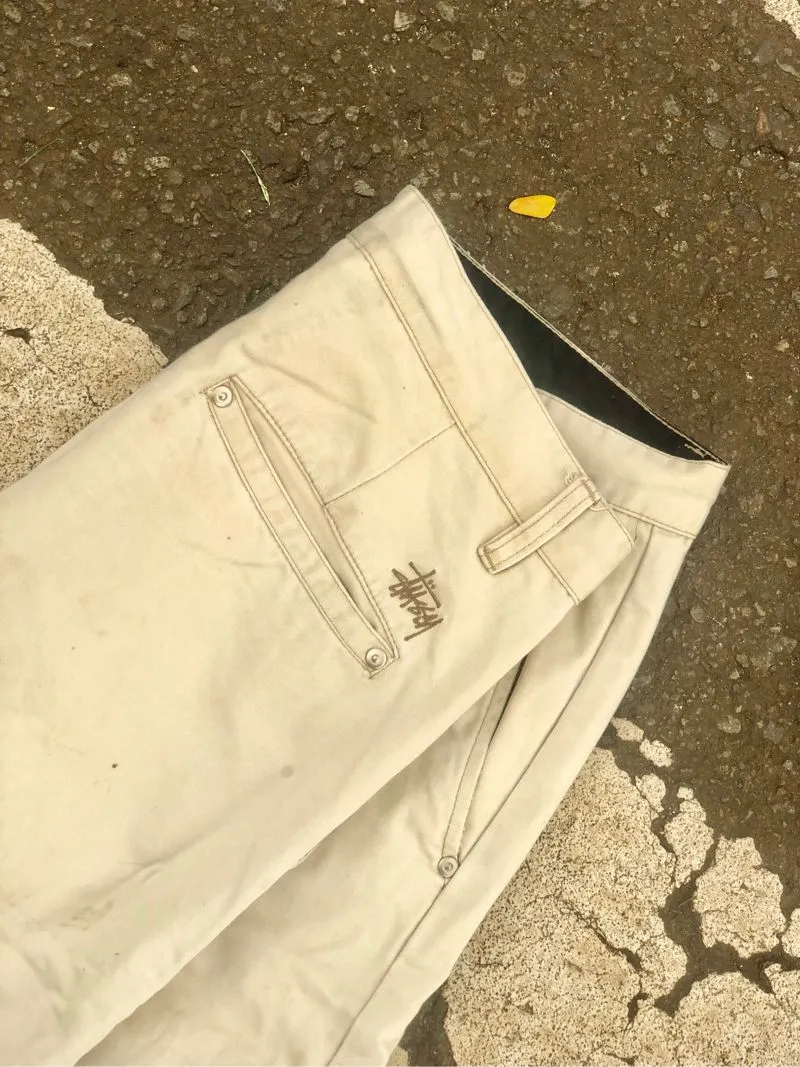 Chino Stussy cream photo 1