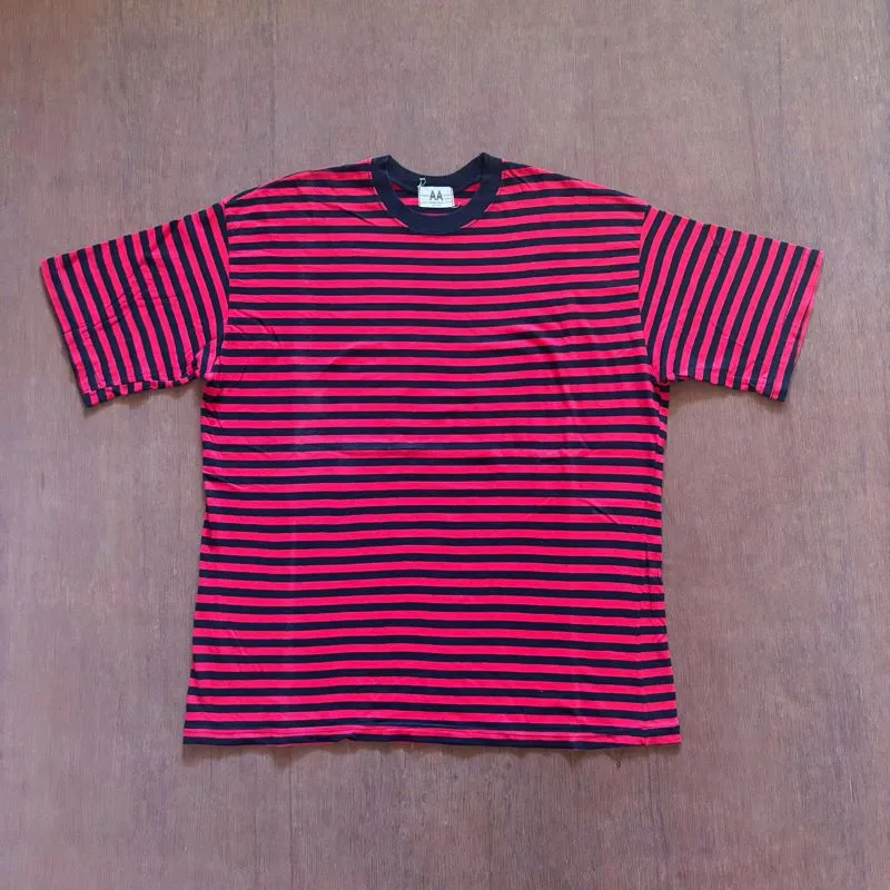 Ana Alcazar Casual T-shirt Pria black red photo 1