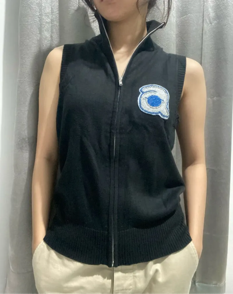 Knitted Zipper Vest photo 1