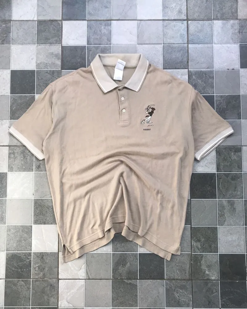 Vintage Warner Bros Hawaii Polo Shirt cr 1999 photo 1