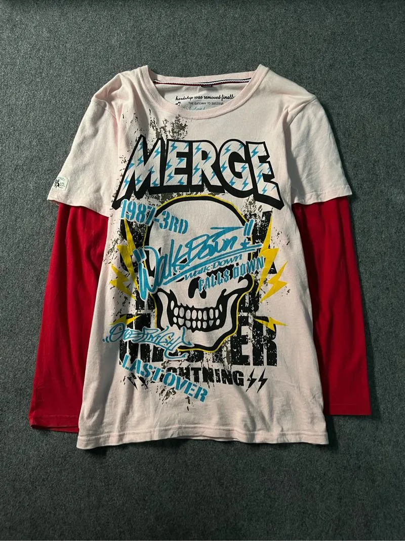 Grunge emo y2& longsleeve streatwear  photo 1