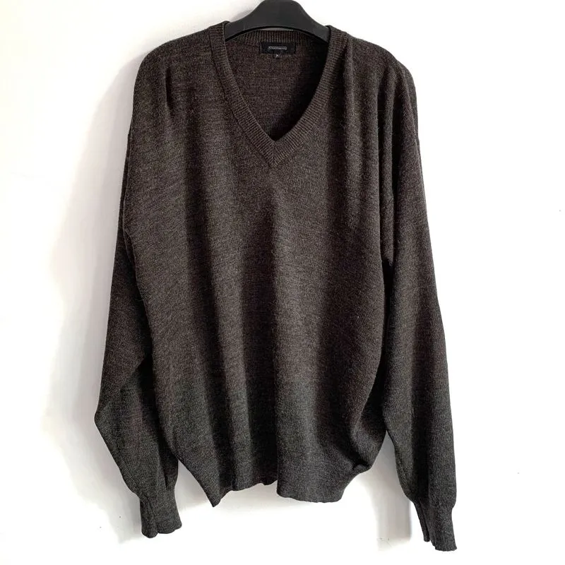 Crysbaeeer V-neck Oversized Blouse Sweatshirt  photo 1