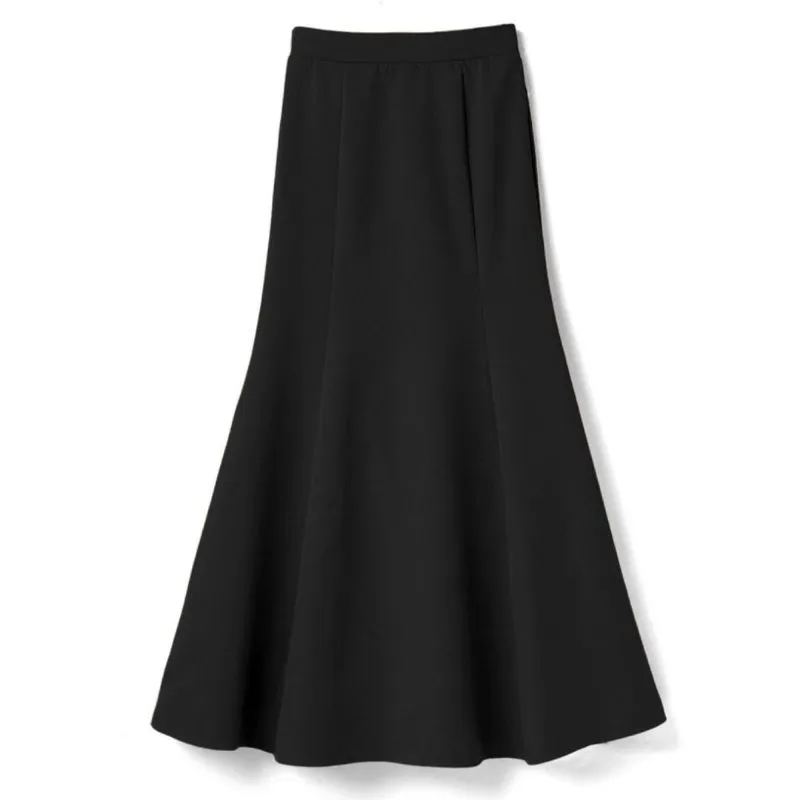 original gu uniqlo black mermaid skirt photo 1