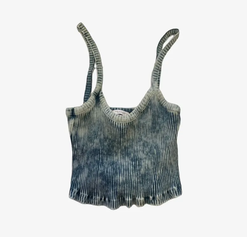 Denim Print Tank Top <3 photo 1