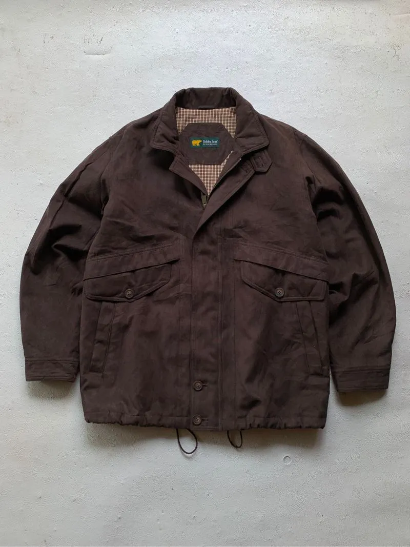 Streetwear Casual Harrington jacket Pria brown photo 1