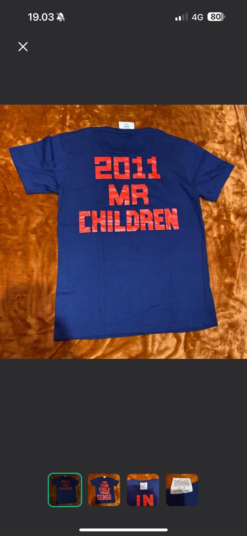 Mr Children 2011 In The Field Tour Sense Tee photo 1