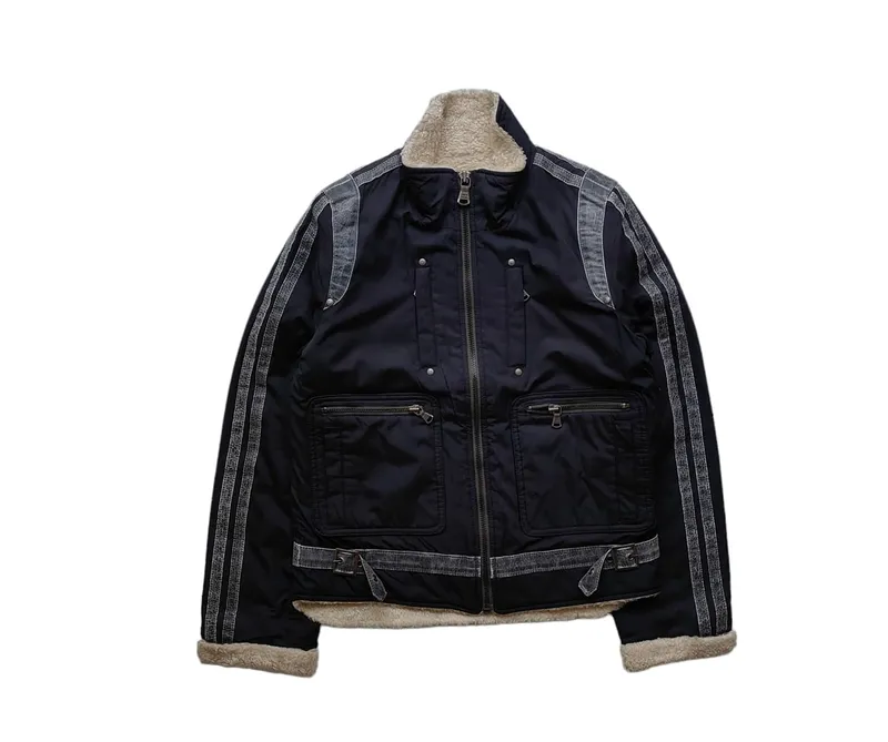 Vintage Biker Bomber jacket Wanita black photo 1