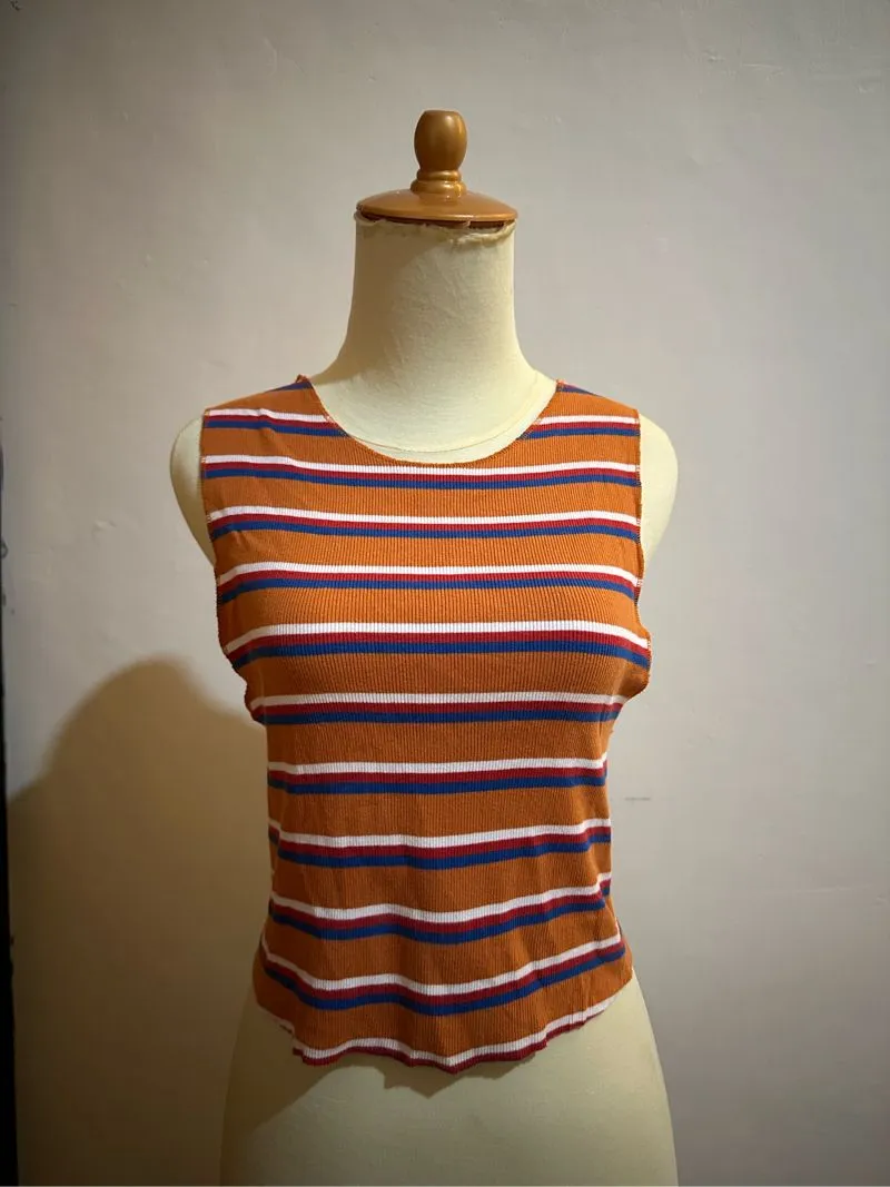 ♡ ZARA STRETCHY STRIPED TANKTOP ♡  photo 1