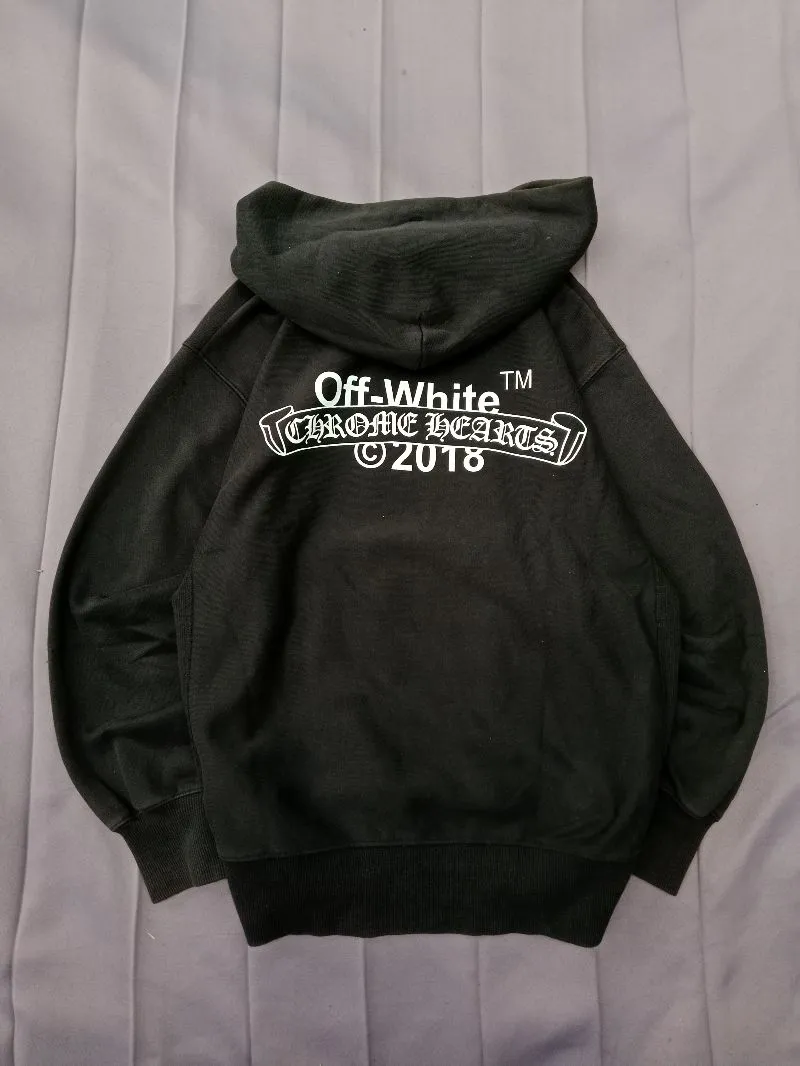 hoodie chrome hearts x off white photo 1