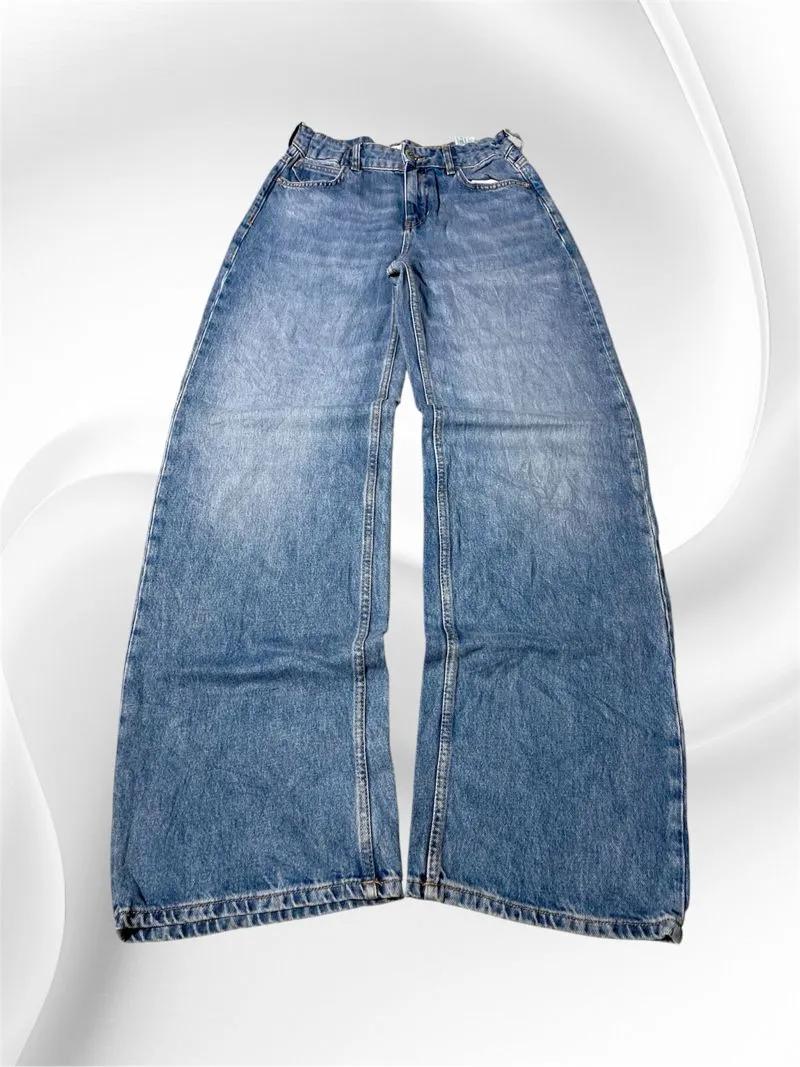 • "ZARA" BAGGY JEANS BLUEWASHED • photo 1