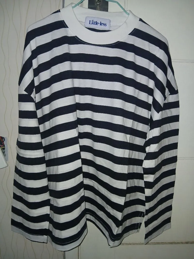 baju lengan panjang garis garis  photo 1