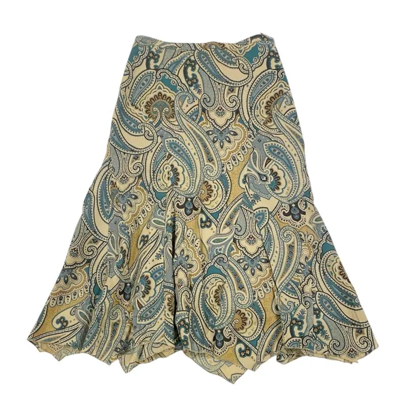 Creme Dusty Turqouise Paisley Fairy Core Coquette Mermaid As photo 1