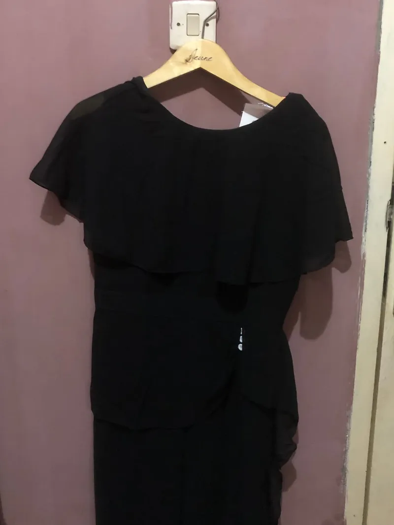 Luxury Casual Jumpsuit Wanita black photo 1