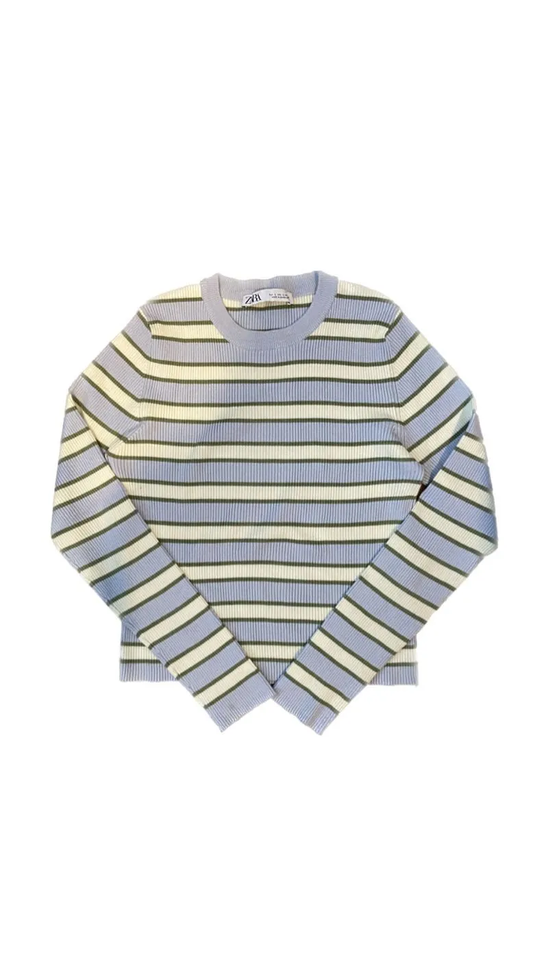 Zara Ribbed Longsleeve Striped photo 1