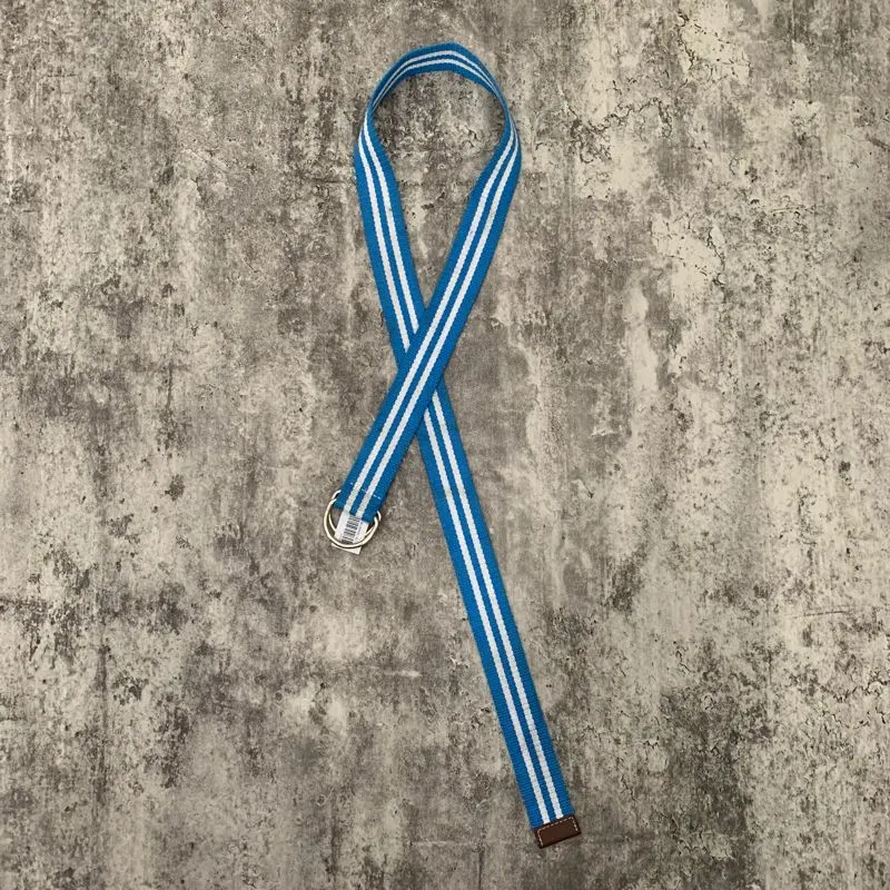 Belt canvas blue white Y2K photo 1