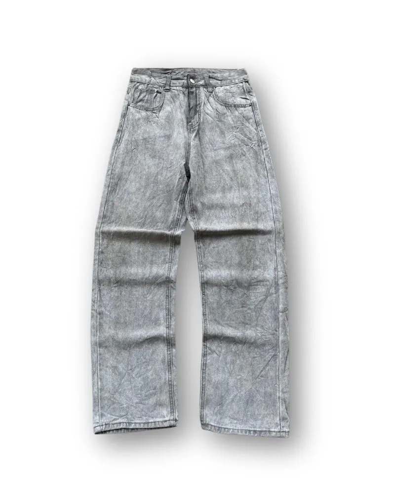 Vintage Streetwear Jeans Pria gray photo 1