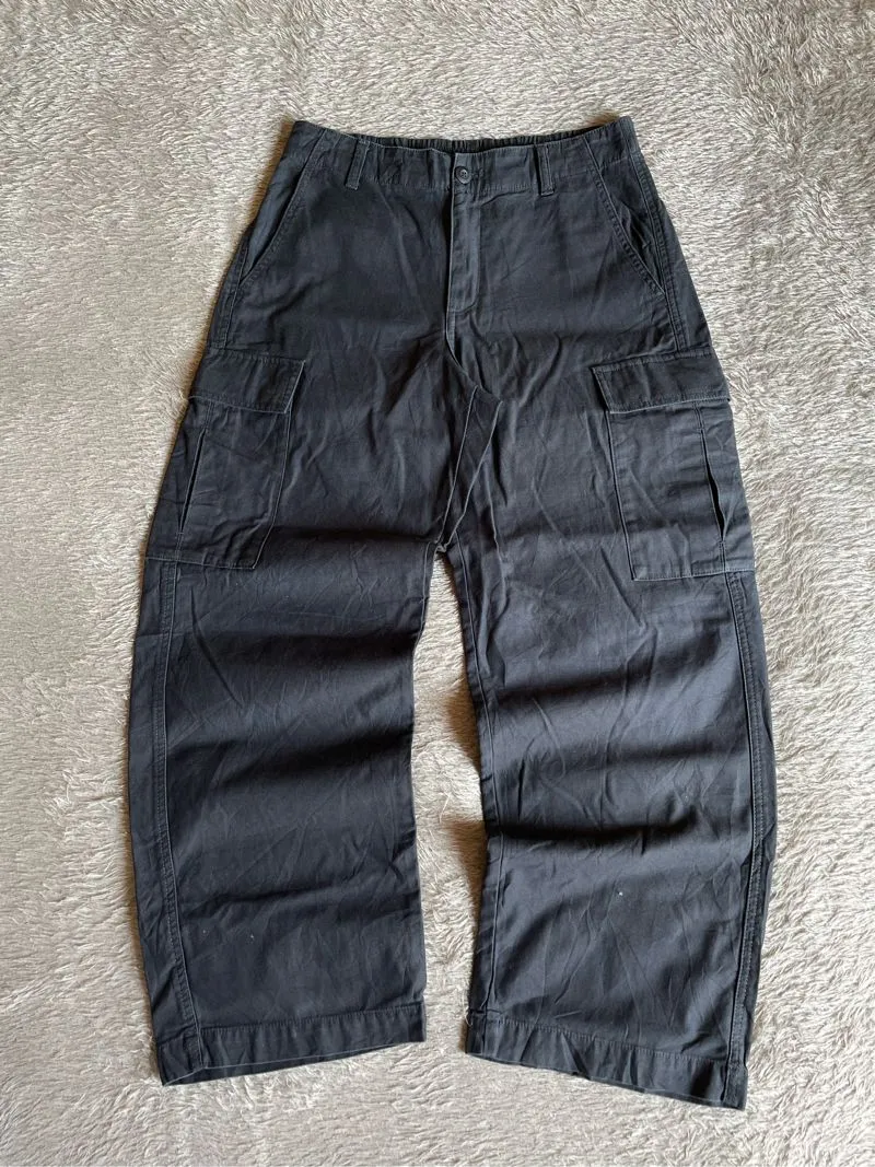 Uniqlo cargo baggy wide pants photo 1