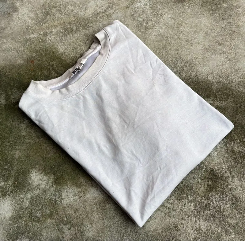 Tshirt Uniqlo Basic Blanktee Colour White photo 1