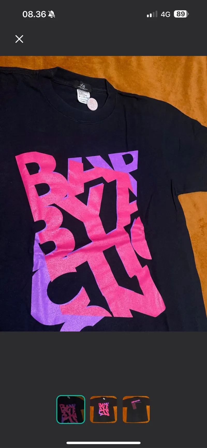 SCANDAL VIRGIN HALL TOUR 2011 Baby Action tee photo 1